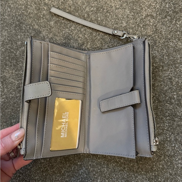 Michael Kors Taupe Wristlet - Picture 2 of 2